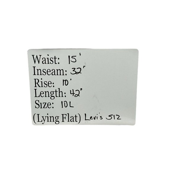 Women's Levi's Jeans Perfectly Slimming Boot Cut 512 Black Size 10 L/C Inseam 33 - Picture 3 of 10